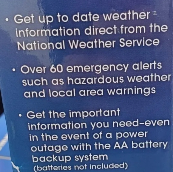 Midland All Hazards Alert Weather Radio NOAA Storm Warning WR-100B - Picture 7 of 10